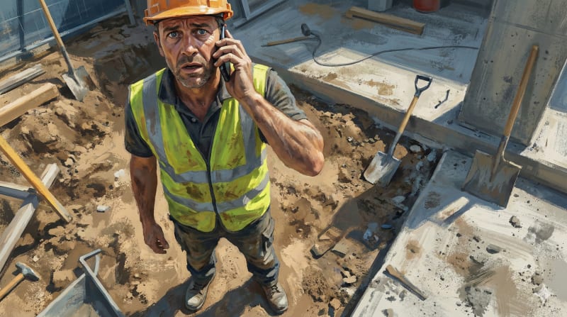 Dirigeant travaillant tard, impossible de décrocher